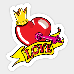 Be my Valentine Sticker